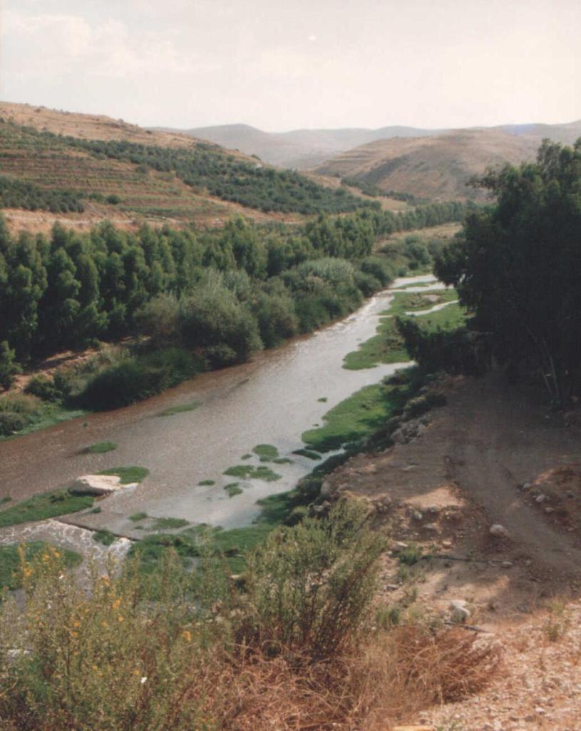 Picture of the Jabbok River in Jordan.