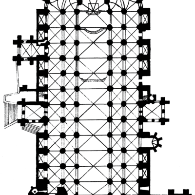 Fig. 9. Location of Bourges Cathedral Good Samaritan Window